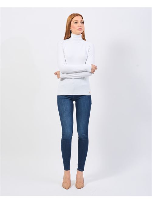 Mademoiselle du monde turtleneck sweater MADEMOISELLE DU MONDE | F74-5055BIANCO